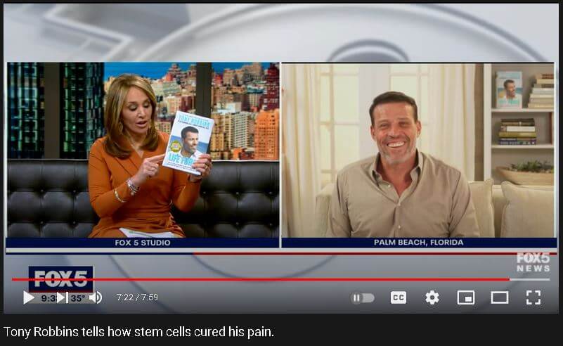 Tony Robbins Stem Cell